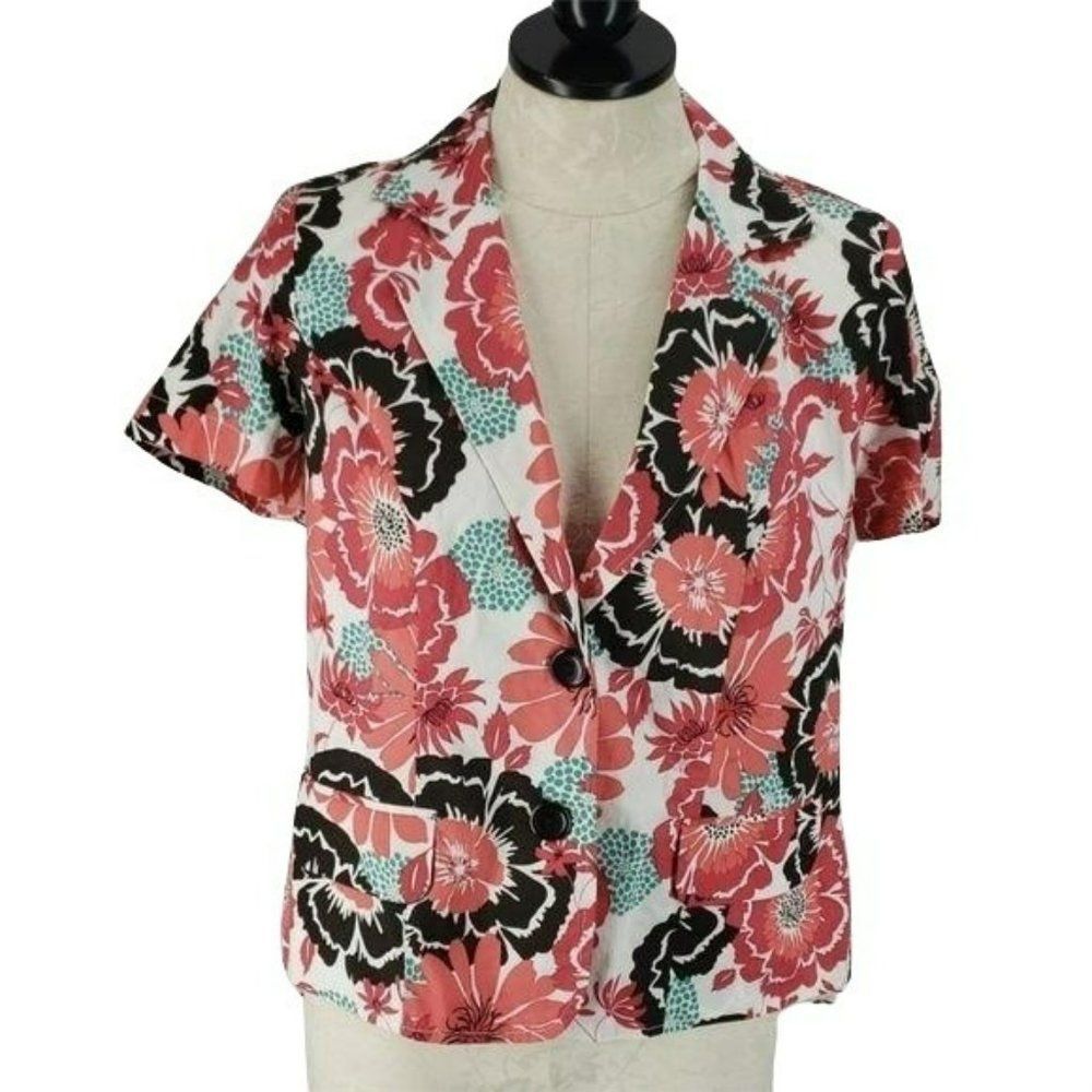 Notations Petite medium Floral Printed Blazer